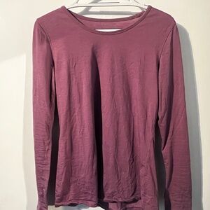 Woolx Remi Long Sleeve T-Shirt - SML / Dewberry Merino Wool